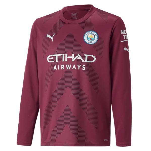 Tailandia Camiseta Manchester City Portero ML 2022/23 Rojo